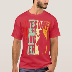 T-shirt Super Comme Ma Fille Cadeaux De Fête Du Père De Da