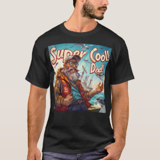 T-shirt Super Cool Papa Art numérique