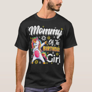 T-shirt super dabbing unicorn anniversaire maman famille M