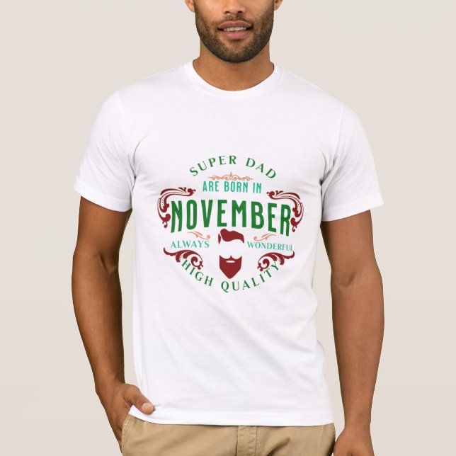 T-shirt Super Dads, simple Fête des pères élégante cadeau (Devant)