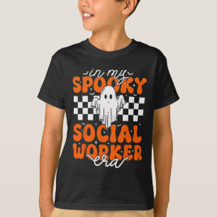 T-shirt Super Dans Mon Travail Social Éffrayant Era Cute G