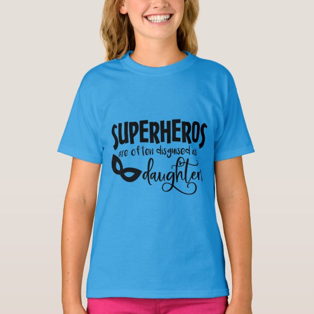 T-shirt Super Daughter (Devant)