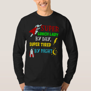 T-shirt Super Déjeuner Lady By Day Fatigué By Night Cafete