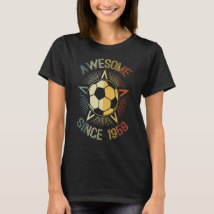 T-shirt Super depuis 1959 Soccer Anniversaire Rétro Annive
