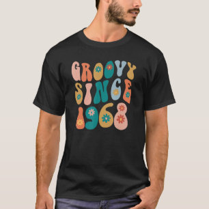T-shirt Super depuis 1968 54e anniversaire Hippie Style 54