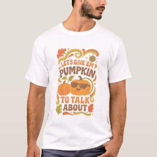 T-shirt Super Donnons à Em Citrouille de parler de
