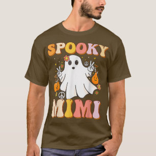T-shirt Super Éffrayant Mimi Ghost Boo Halloween Costume R