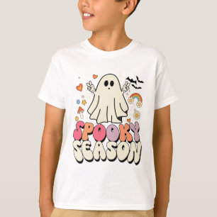 T-shirt Super Fantôme de Boom Éffrayant Costumes d'Hallowe