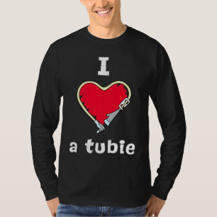 T-shirt Super Feeding Tube J'adore une semaine de sensibil