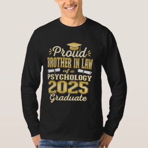 T-shirt Super Fier Frère En Droit 2025 Diplômé En Psycholo