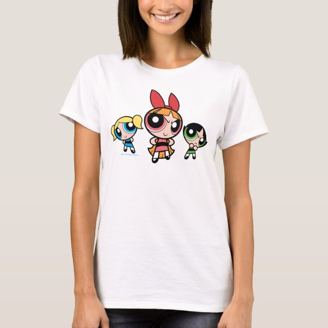 T-shirt Super Fierce Powerpuff Girls (Devant)