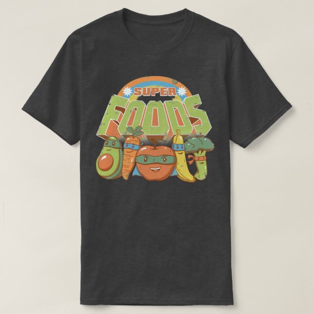 T-shirt Super Foods (Design devant)