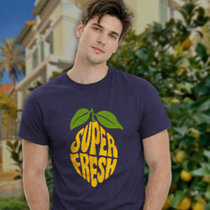 T-shirt Super frais lemon fun graphique d'été
