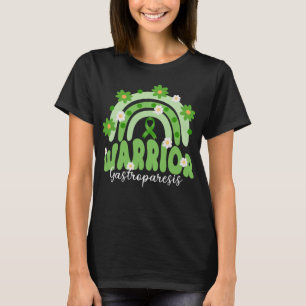 T-shirt super gastro-parèse guerrier fleur arc-en-ciel