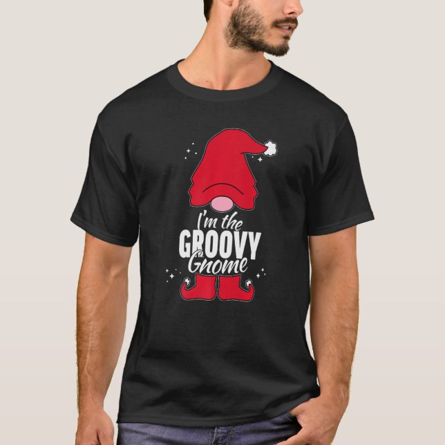 T-shirt Super Gnome Matching Family Group Noël Party (Devant)
