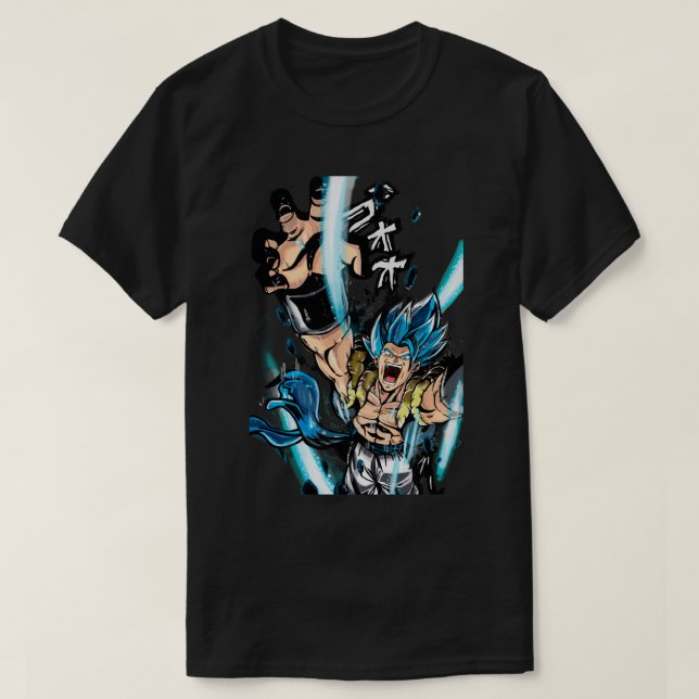 T-SHIRT SUPER GOGETA BLUE (Design devant)