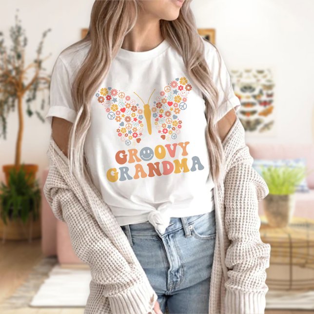 T-shirt super grand-mère, T-shirt papillon Super (Créateur téléchargé)
