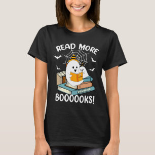 T-shirt Super Halloween Ghost Lire plus Livres Libraria