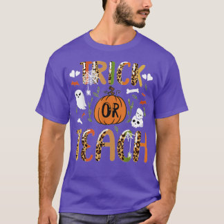 T-shirt Super Halloween Trick ou enseigner Thanksgiving