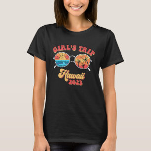 T-shirt Super Hawaii 2023 Girls Trip Lunettes de soleil ét