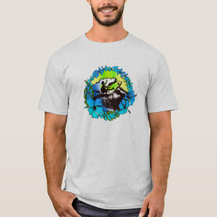 T-shirt Super Hawaiian Surfer 1960's Retro Graphic Tee