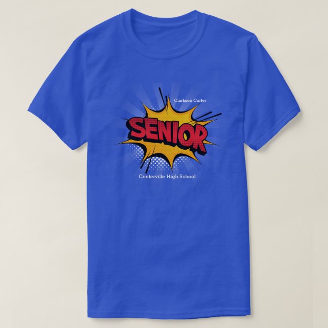 T-shirt Super Hero Senior Dark (Design devant)