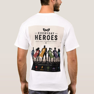 T-Shirt Super-Héros Everyday Heroes – Courage Forc