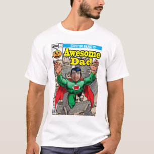 T-shirt Super héros personnalisable de style comique