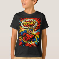 Super-héros Rétro POW! Bande Dessinée Pop Art