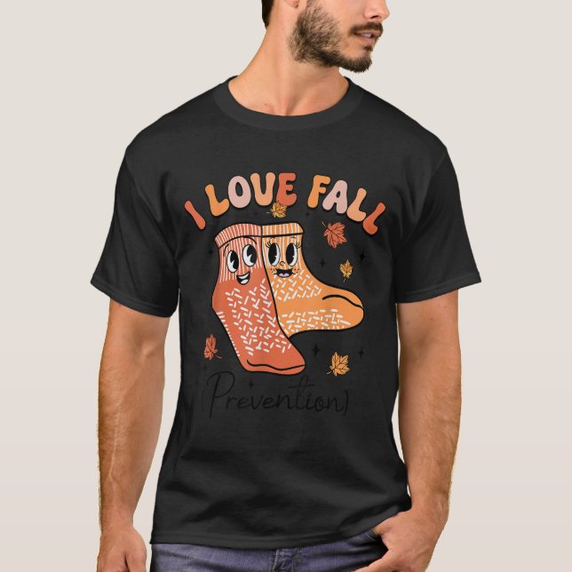 T-shirt Super I Automne Prévention Automne Pt Chute Physiq (Devant)