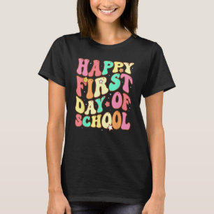 T-shirt Super Joyeux Premier Jour D'École Bienvenue À S