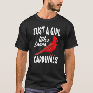 T-shirt Super Juste Une Fille Qui Aime Les Cardinaux Oisea