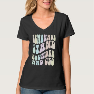 T-shirt Super LEMONADE STAND FONDATEUR ET PDG Boss à Trai