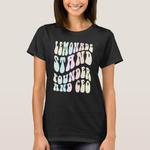 T-shirt Super LEMONADE STAND FONDATEUR ET PDG Boss à Trai
