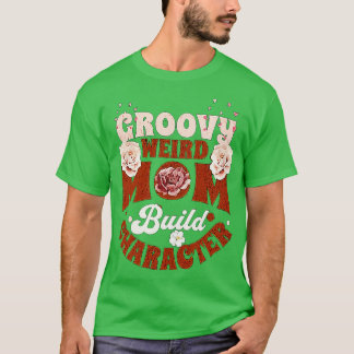 T-shirt super maman bizarre construire caractère 371