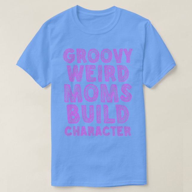 T-shirt super maman bizarre construire le caractère 246 (Design devant)