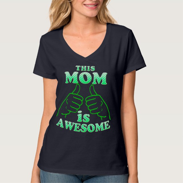 T-shirt Super Maman ! Fête des mères et tous les jours (Devant)