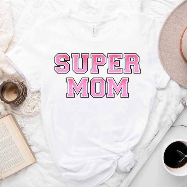 T-shirt SUPER Maman | Superhero (Créateur téléchargé)