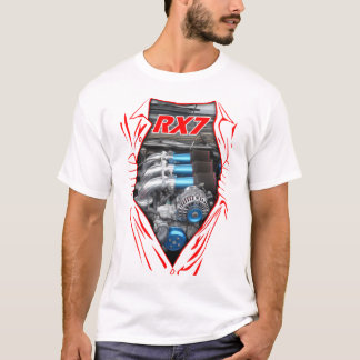 T-shirt Super Mazda RX7 Rotary Engine Power Drag Racing Ca
