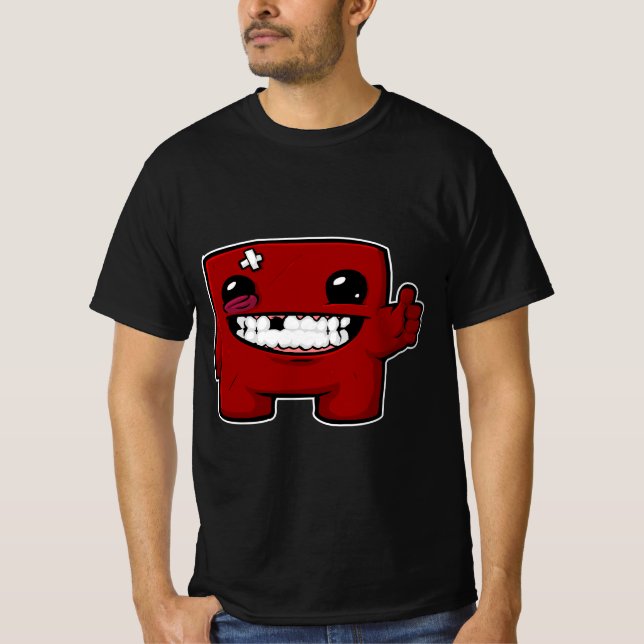 T-shirt Super Meat Boy Forever (Devant)