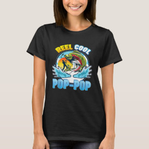 T-shirt Super Mèche Pop Pop pêche Papa Fête des Pères Pap