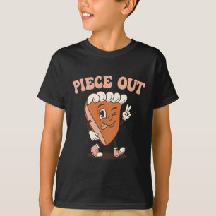 T-shirt Super Merci Citrouille tarte Retro Piece Out Merci