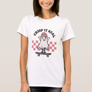 T-shirt Super mignon Ghost Creep It Real Halloween