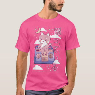 T-shirt Super mignonne Anime Vaporwave Kawaii Fo