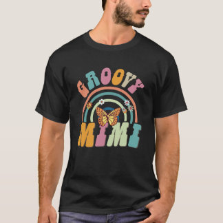 T-shirt Super Mimi grand-mère grand-mère Hippie thème Moth