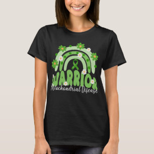 T-shirt super mitochondrial maladie guerrier arc-en-ciel f