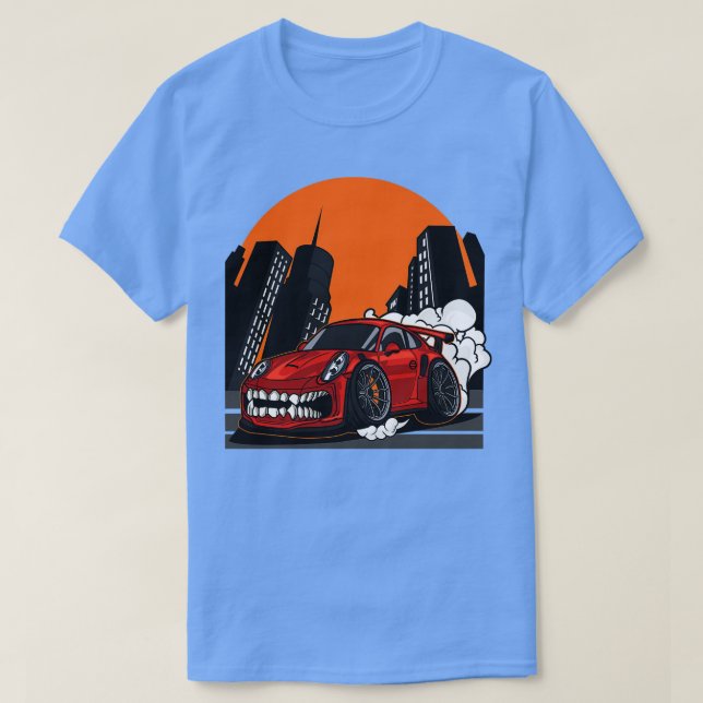 T-shirt Super monstre voiture (Design devant)