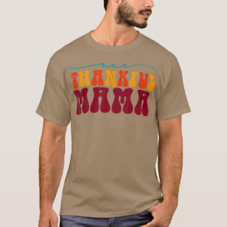 T-shirt Super One Thanksgi Maman Bonjour Automne Vibes Tha