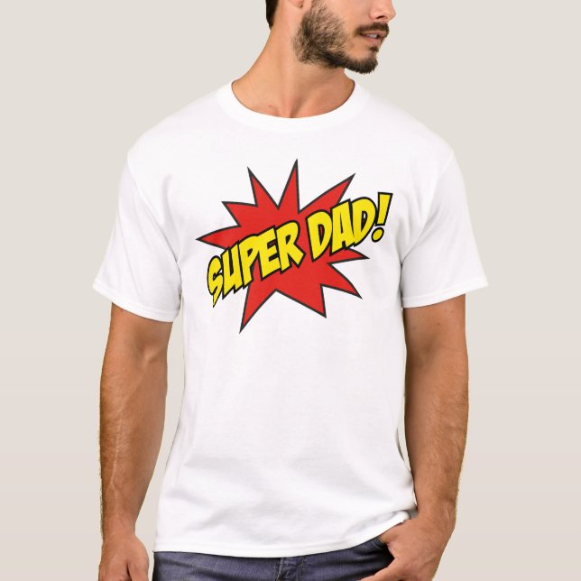 T-shirt Super papa ! (Devant)