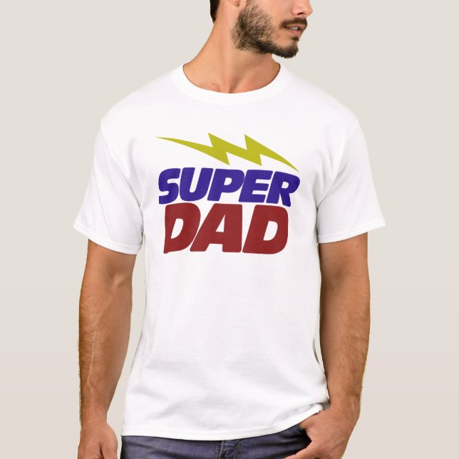 T-shirt Super papa (Devant)